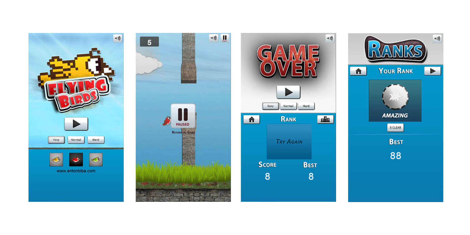 Flying Birds Game